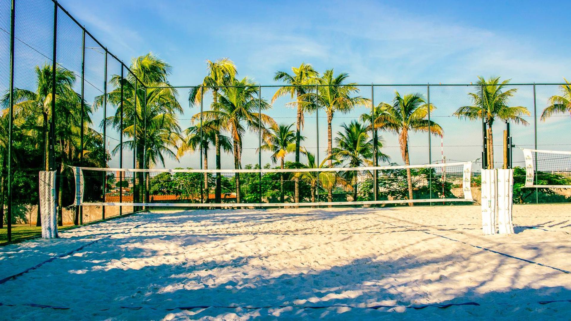 Hot Beach Resort Olímpia Eksteriør billede A beach tennis court